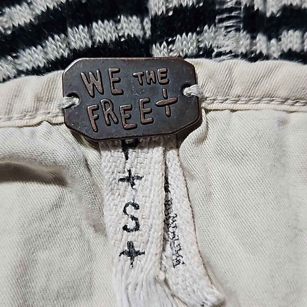 We The Free Tunic Sweater black&White Striped size Small